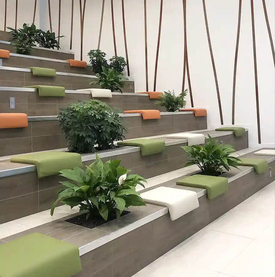 _Création paysagère dans une salle de réunion