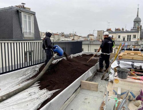 Le soufflage de terre par air comprimé